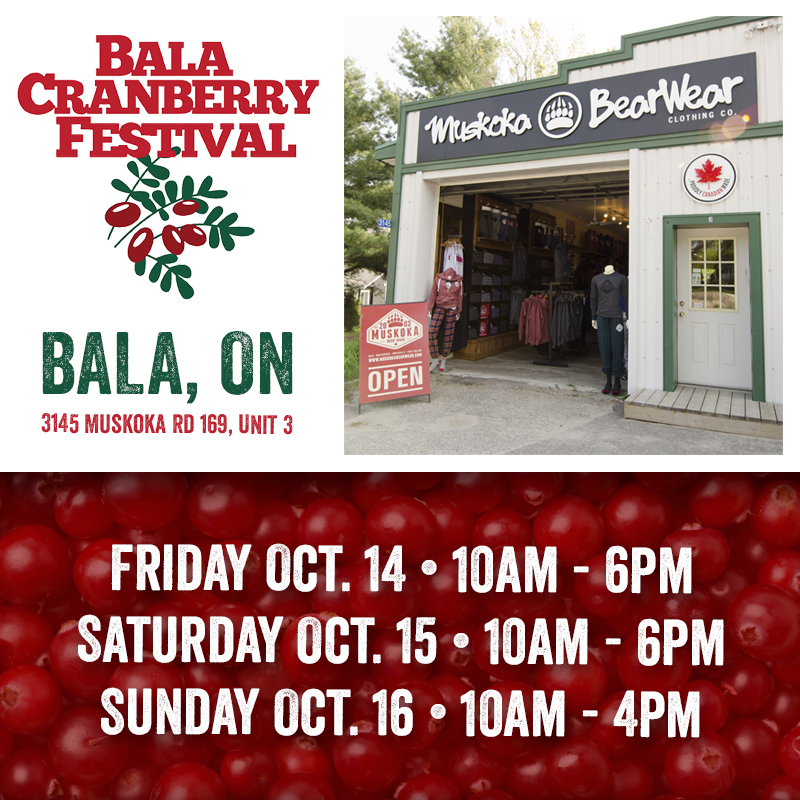 Bala Cranberry Festival - Oct. 14-16